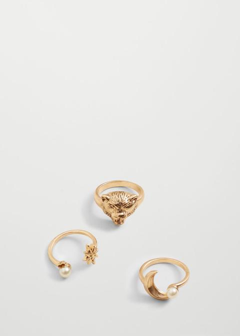 Set Anillos Metálicos