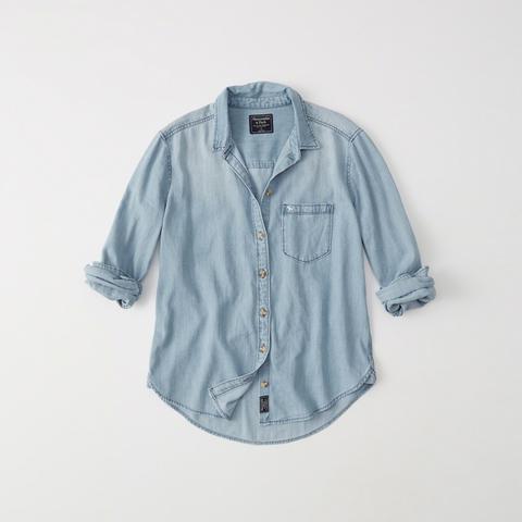 Icon Chambray Shirt from Abercrombie 