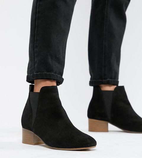 asos black suede ankle boots