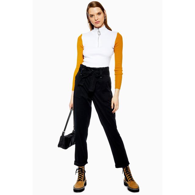 topshop paperbag utility trousers