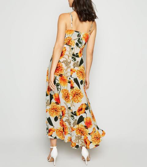 ax paris white floral dress