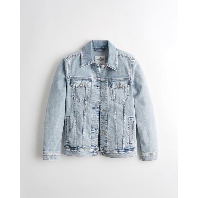 stretch denim trucker jacket hollister