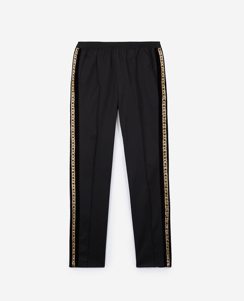 Pantalon Coton Galon Velours