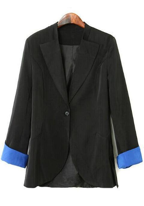 Blazer Puro Bottoni Nero