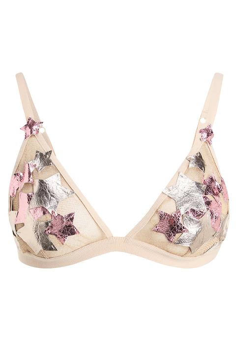 For Love & Lemons Constellation Bra Reggiseno A Triangolo Rose Gold