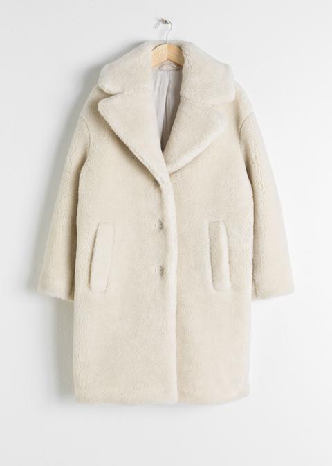 Faux Shearling Coat