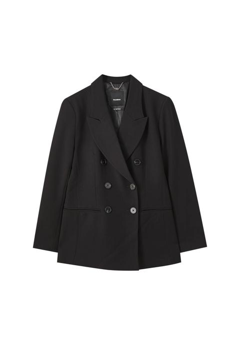 Blazer Negra Entallada