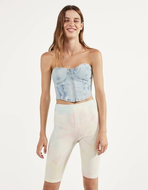 Pantalón Ciclista Con Tie Dye