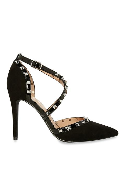 Black Stud Heel