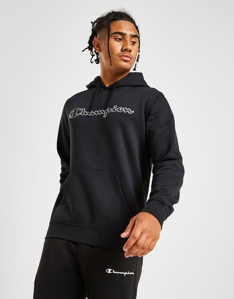 champion black mens hoodie