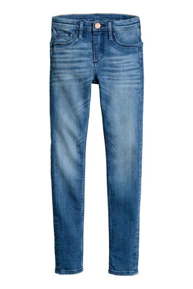 Skinny Fit Generous Size Jeans - Azul