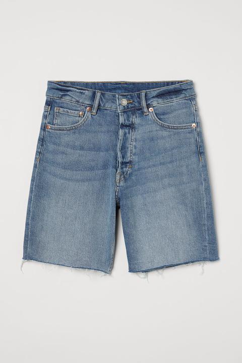 Bermuda Denim Shorts - Blue