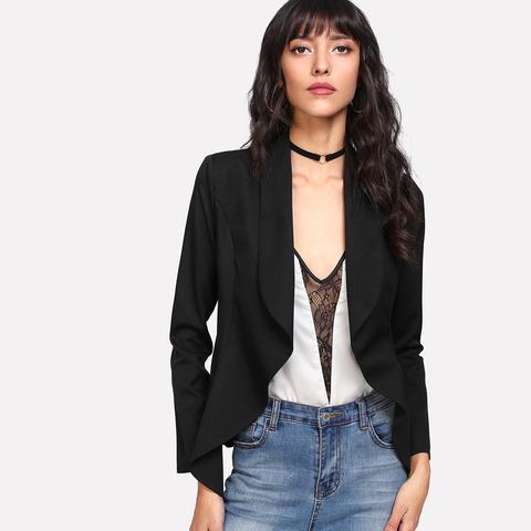 Chaqueta Abierta Con Solapas