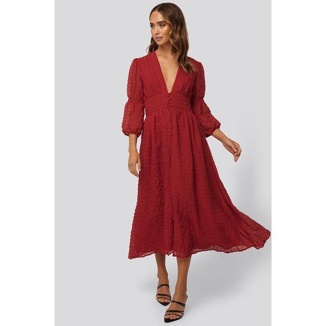 flowy puff sleeve dress