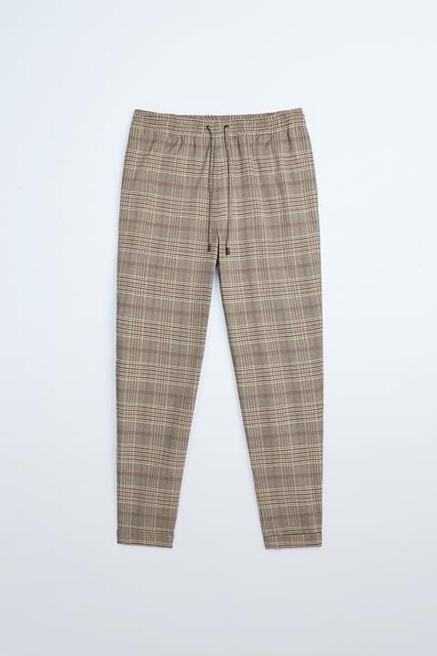 Pantalón Cintura Jogger Cuadros