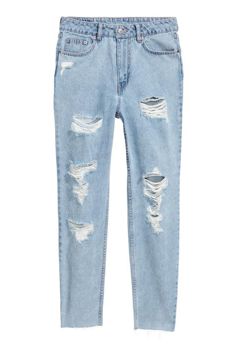 H & M - Slim Mom Jeans - Blu