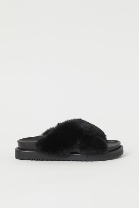 Zapatillas De Casa - Negro