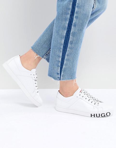 Hugo - Sneaker Mit Logo - Weiß