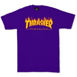 Flame Logo T-shirt (purple)