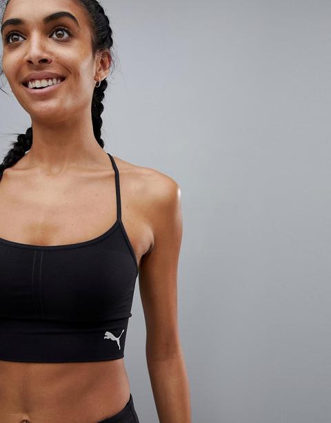 Top Corto Negro Evoknit De Puma