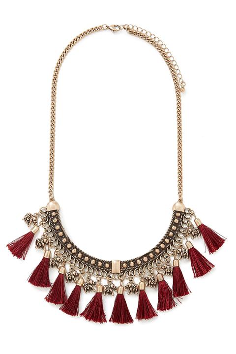 Tasseled Collar Necklace