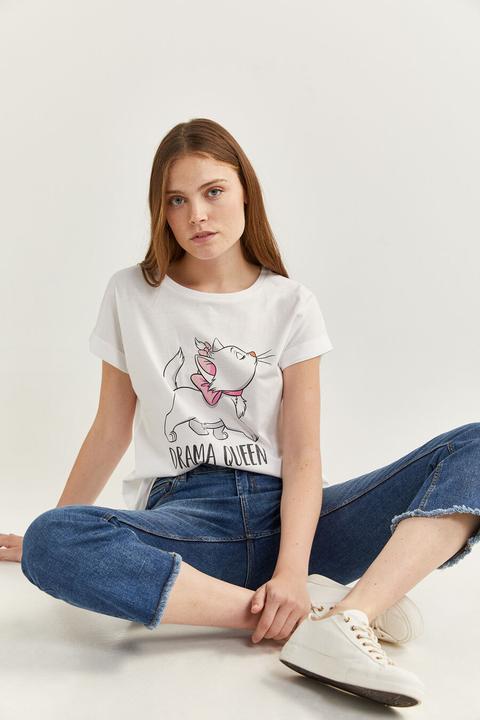 Camiseta Gráfica "drama Queen" Springfield from Springfield on 21
