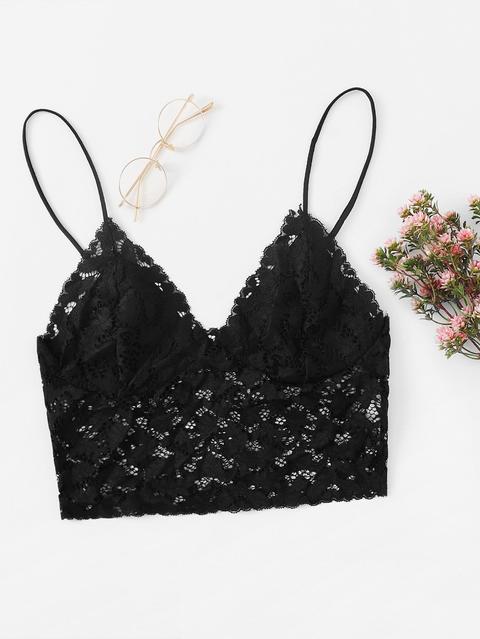 Reggiseno Con Pizzo Lungo