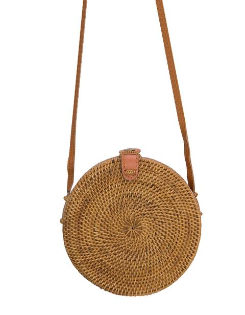 Bolso Redondo Rattan Natural | Buylevard