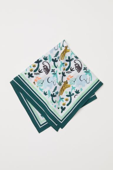 Foulard Con Motivi Stampati
