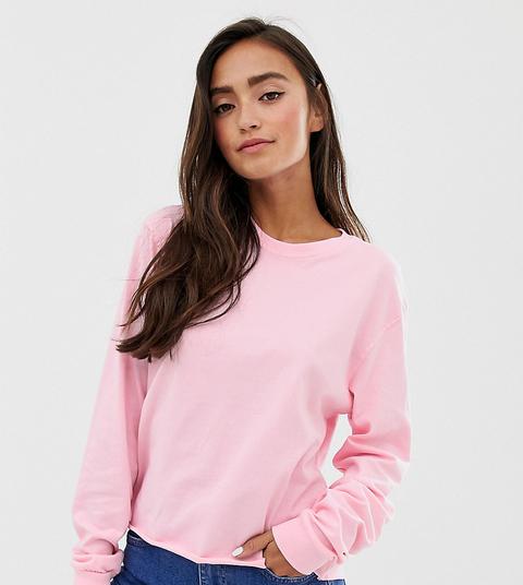 pull and bear pink sweatshirt
