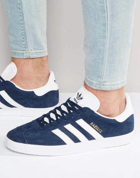 Adidas Originals - Gazelle Bb5478 - Sneakers Blu Navy - Navy