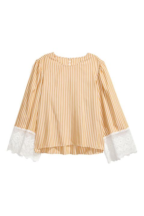 Blusa De Rayas - Amarillo