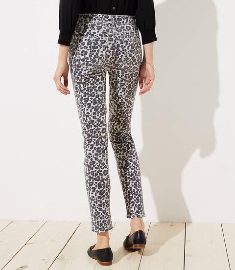 loft leopard jeans