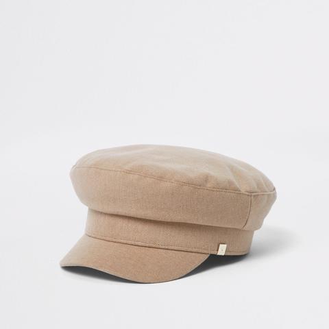 Tan Twill Baker Boy Hat