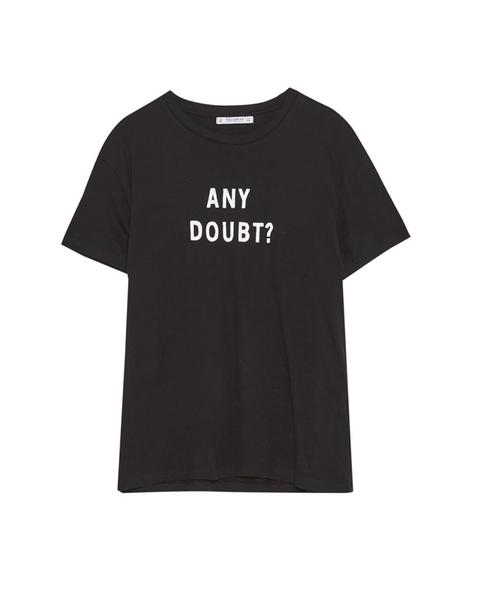 Camiseta Texto 'any Doubt?'