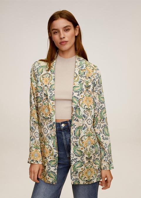 Americana Estampada Paisley from Mango on 21 Buttons