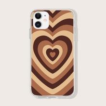 Funda De Iphone Con Patrón De Corazón