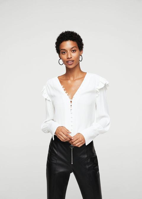 Blusa Fluida Bottoni