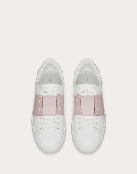 calfskin open sneaker