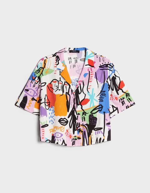 Camisa Print Multicolor