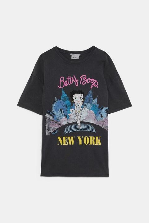 Betty Boop™ T-shirt from Zara on 21 