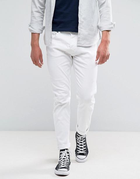 Threadbare - Riley - Jeans Skinny - Bianco