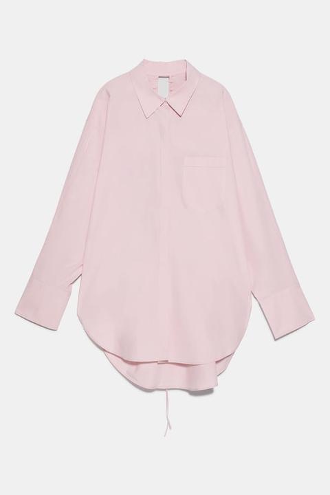 Camisa Oversize Popelín