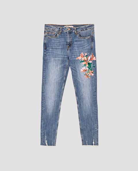 Jeans Estampado Floral