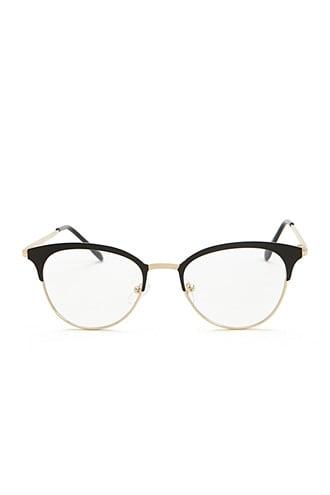 Forever 21 Matte & Metallic Readers Gold/clear