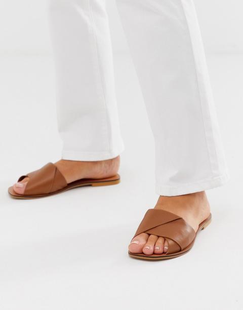 wide fit tan flat sandals