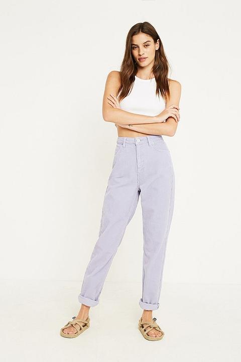 Bdg Mom Lilac Corduroy Jeans