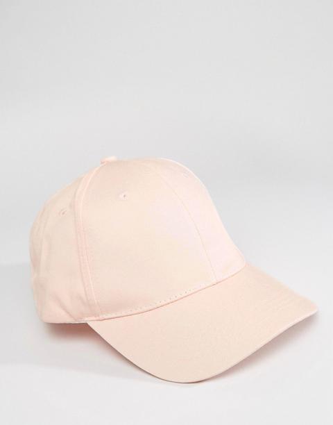 New Look - Cappellino In Twill Rosa - Rosa