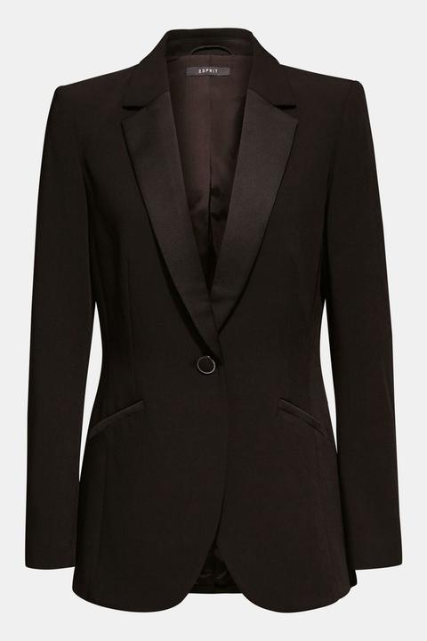 Womens Esprit Black Blazer With Pocket Details