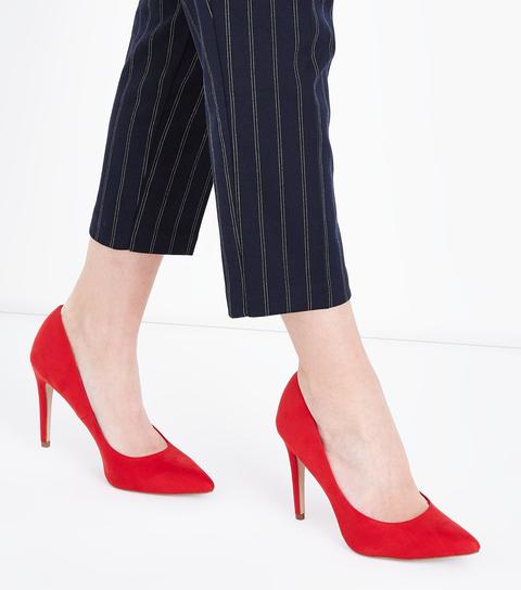 red court shoes new look